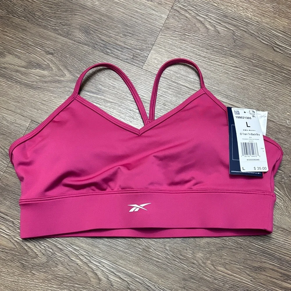 Reebok Women's Pink Sports Bra